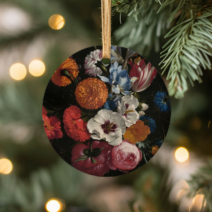 Livet med Bouquet-blommorna   Johan Johnsen Julgransprydnad Keramik