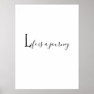 LIVET MED coolor ÄR EN JOURNEY Print Art Poster