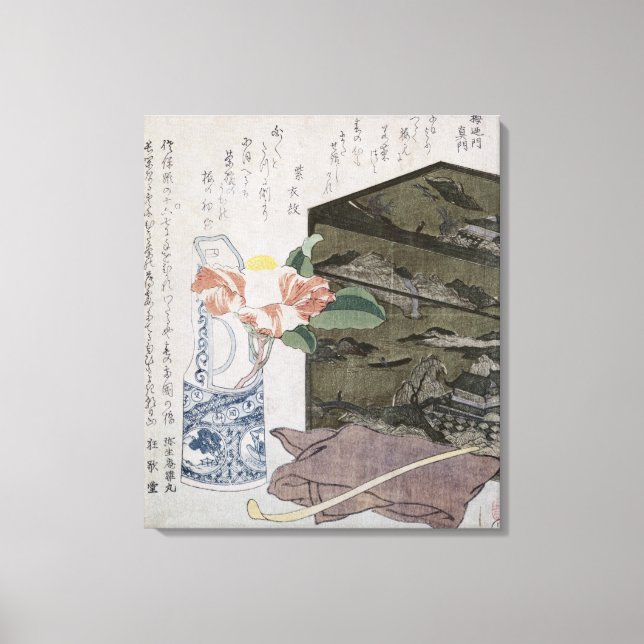 Livet med en Camelia, 1820 Canvastryck (Framsida)