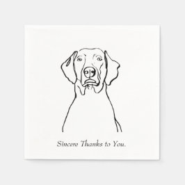 Livet med en Weim Pappersservett