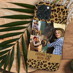 Livet med leopard Skriv ut 3 Photo Brown