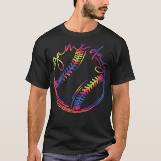 Livet med livsoftball Life-Softball Life De Dye Mo T Shirt
