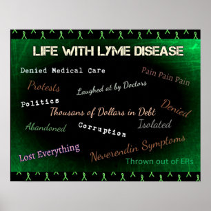 Livet med Lyme Disease Poster