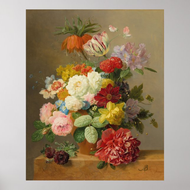Livet med Ro och Peonies - Bloemers A. Poster (Framsidan)