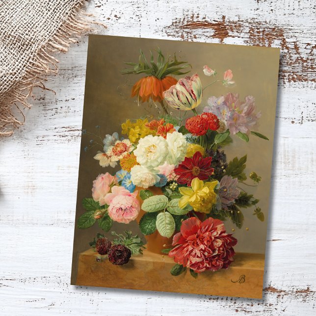 Livet med Ro och Peonies - Bloemers A. Vykort (Skapare uppladdad)