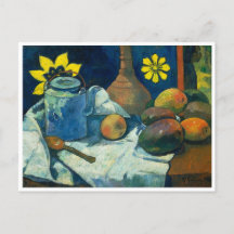 Livet med Tekanna och frukt, Paul Gauguin