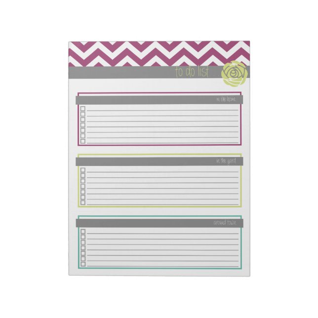 Livet. Mer organiserat. Anteckningsblocket Att gör Anteckningsblock (Roterad)