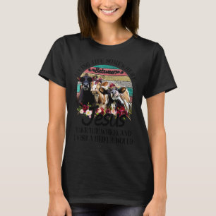 Livet någonstans mellan Jesus tar hjulet T Shirt