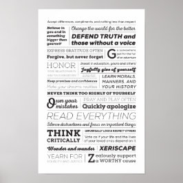 Livet nya ABC Poster