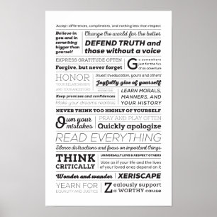 Livet nya ABC Poster