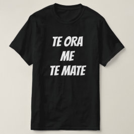 Livet och döden i Maori. T Shirt