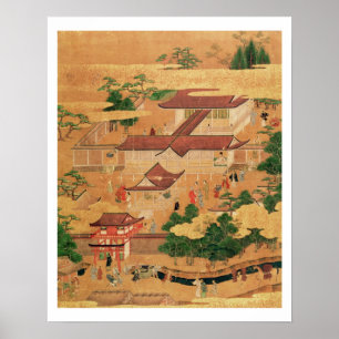 Livet och tidsfördriven av den japanska domstolen poster
