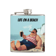 Livet på Beach, människan som röker Cigar och dric