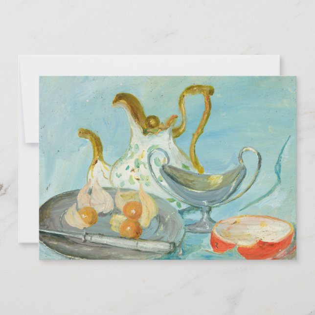 Livet på en blå bakgrund | Tadeusz Makowski (Framsida)