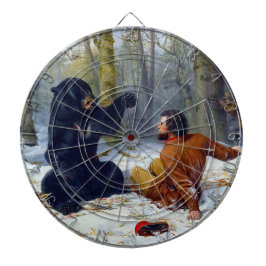 Livet på en Hunter A Tight Fix Arthur Tait 1856 Darttavla