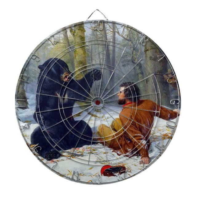 Livet på en Hunter A Tight Fix Arthur Tait 1856 Darttavla (Framsidan)