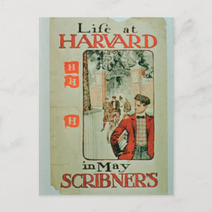 "Livet på Harvard", poster annonsera maj-redigerin Vykort