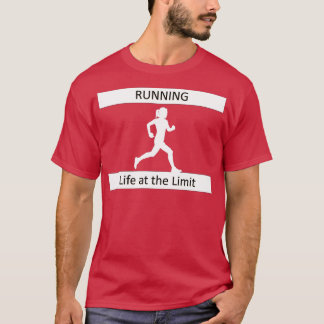 Livet på limiterande Marathon Jogger Sports T Shirt