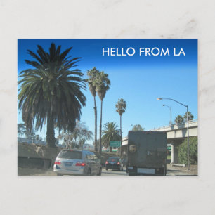 Livet på Los Angeles Freeway Vykort