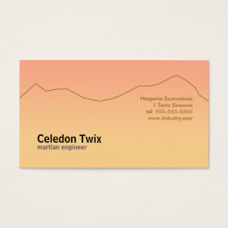 Livet på Mars Visitkort