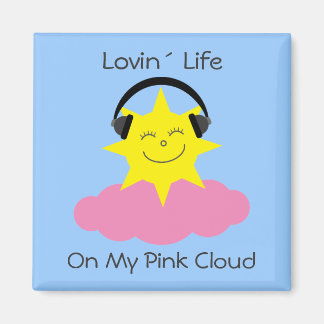 Livet på min Rosa Cloud SObrinet Magnet