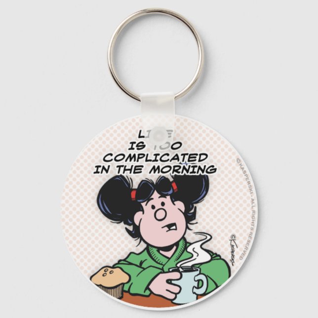 Livet på morgonen nyckelring (Framsida)