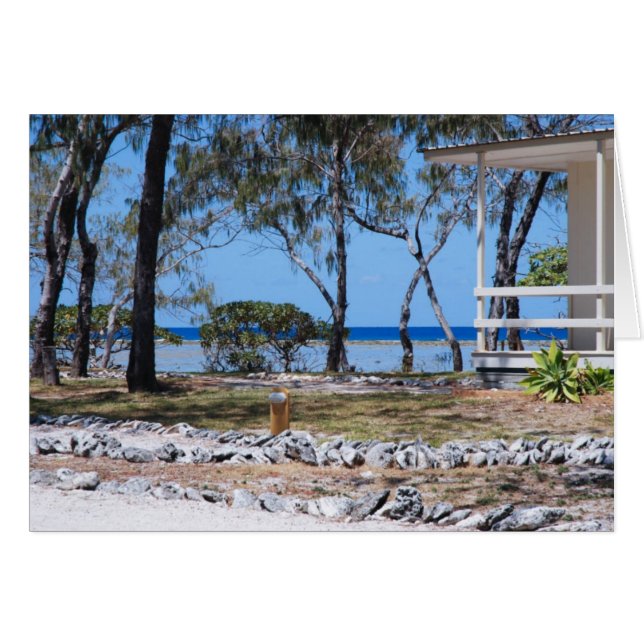 Livet på Paradise Hälsningskort (Framsidan Horizontal)