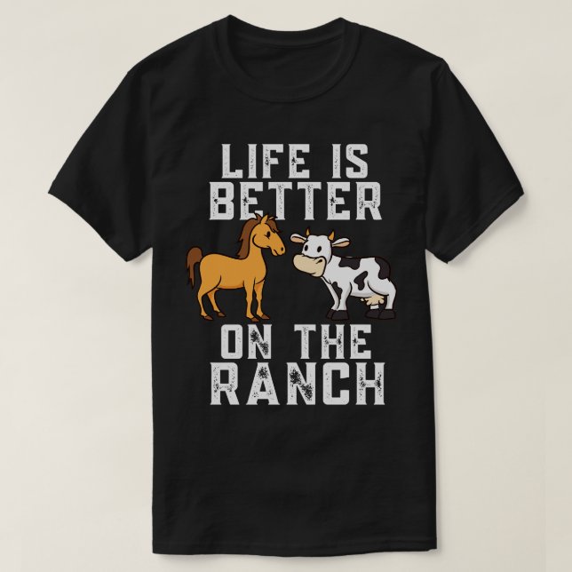 Livet på Ranch T Shirt (Design framsida)