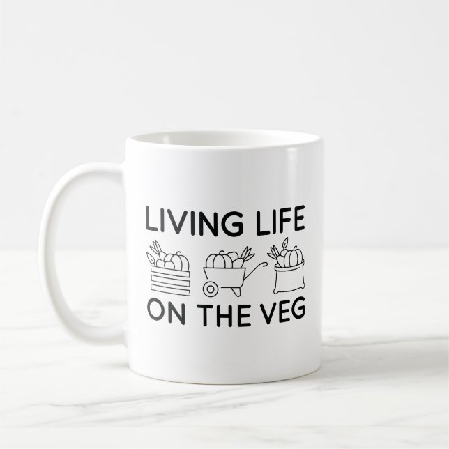 Livet på Veg Kaffemugg (Vänster)