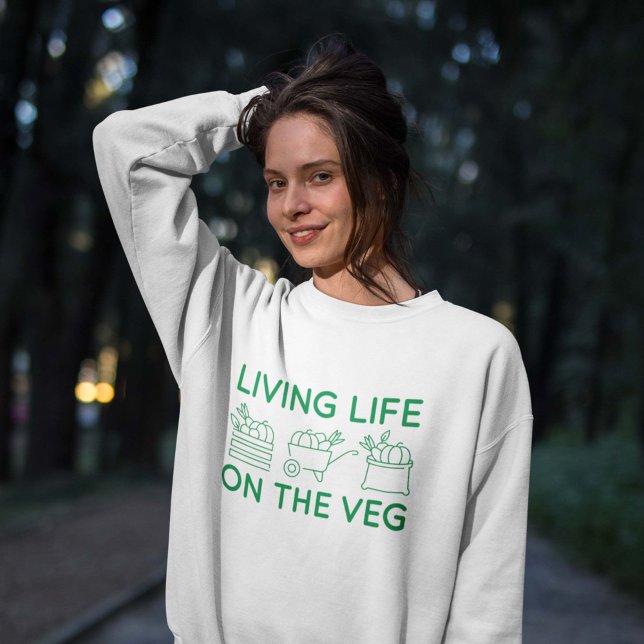 Livet på Veg T Shirt (veggie sweatshirt)