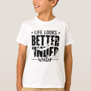 Livet ser bättre ut under Vatten Freediver Freediv T Shirt