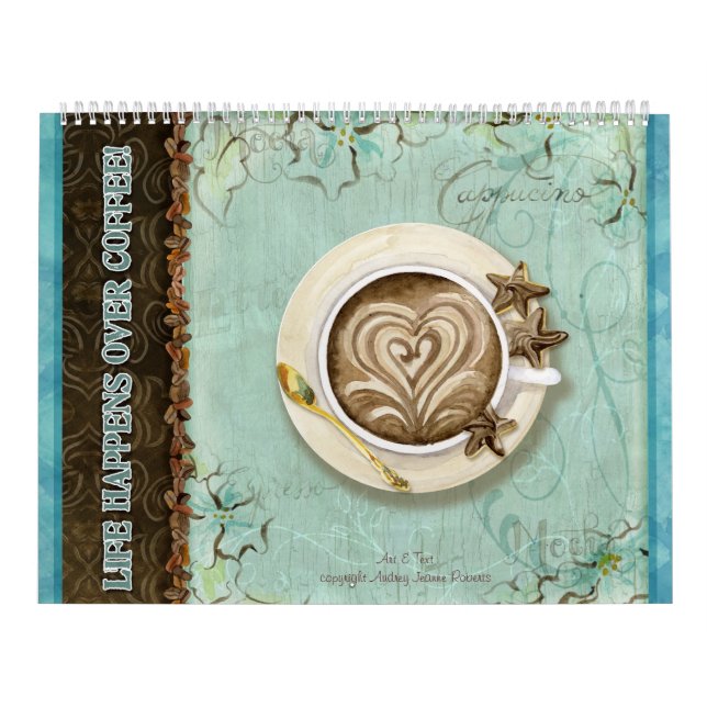 Livet sker över kaffe, kalender (Omslag)