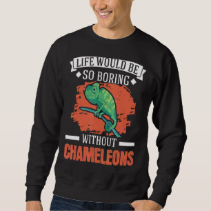 Livet skulle vara så högt utan Chameleons 1 Lång Ärmad Tröja