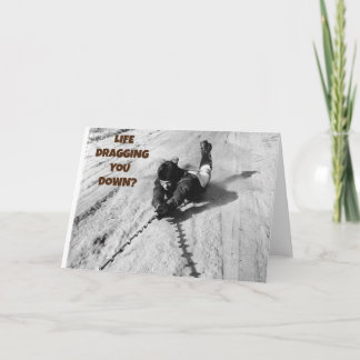 Livet som drar ner dig på kortet kort