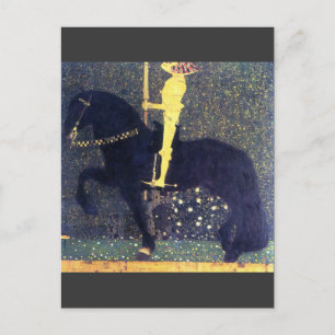 Livet som en kamp (De gyllene riddarna) -Klimt Vykort