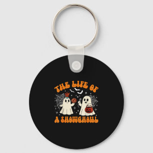 Livet som en showghoul söt spök Halloween retro Nyckelring