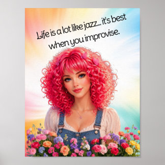 Livet som Jazz Poster