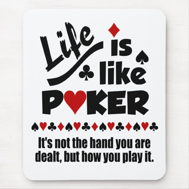 Livet som Poker mousserande Musmatta (Framsidan)