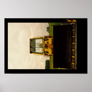 Livet. Traktor Porträtt. Poster