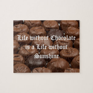 Livet utan choklad är ett liv utan solsken pussel