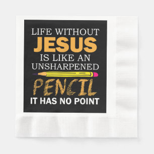 Livet utan Jesus Lundny Christian Religiösa Faith Pappersservett