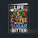 Livet Utan Jesus Roligt Kristet Religiöst Trosbekä Kort<br><div class="desc">Livet Utan Jesus Roligt Kristet Religiöst Trosbekännelse</div>