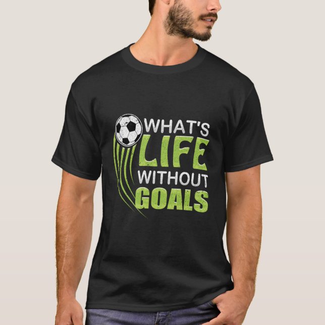 Livet utan målfotboll t shirt (Framsida)
