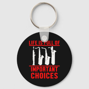 Livet viktiga val Marching Band Musical Gift Nyckelring