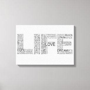 Livet Wrapped Canvas Art