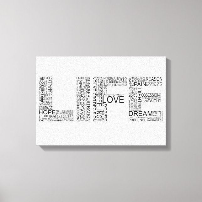 Livet Wrapped Canvas Art (Framsida)