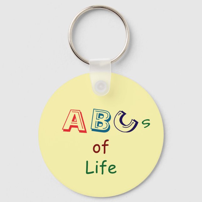 Livets ABC i akrylnyckelring Nyckelring (Framsida)