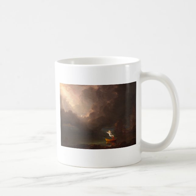Livets ålder Thomas Cole 1842 Kaffemugg (Höger)