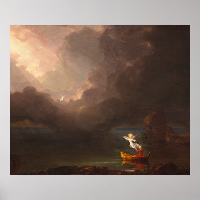 Livets ålder Thomas Cole 1842 Poster (Framsidan)