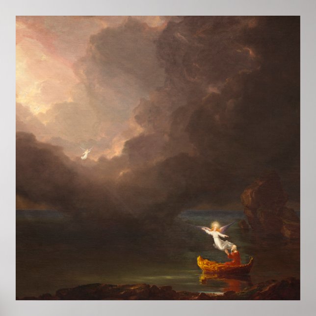 Livets ålder Thomas Cole 1842 Poster (Framsidan)